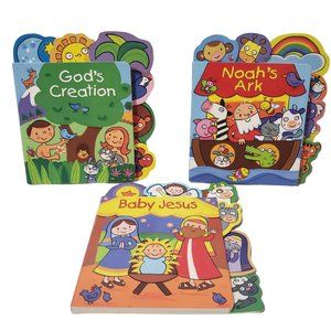 Readers Digest Bible Stories Board Books Tabbed Creation Noah's Ark Jesus